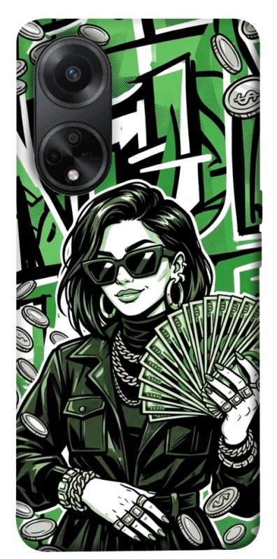Чохол itsPrint Money woman green для Oppo A98, гроші, купити оптом з доставкою