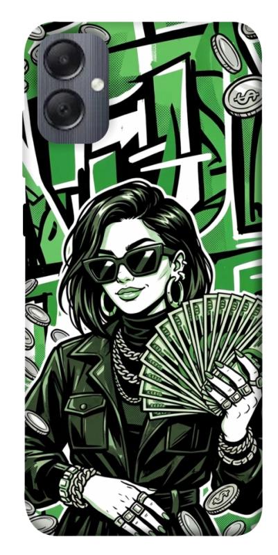Чехол itsPrint Money woman green для Samsung Galaxy A05, деньги, купить оптом с доставкой