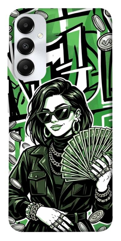 Чохол itsPrint Money woman green для Samsung Galaxy A05s, гроші, купити оптом з доставкою