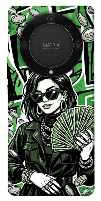 Чехол itsPrint Money woman green для Huawei Magic5 Lite, деньги, купить оптом с доставкой