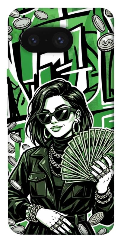 Чохол itsPrint Money woman green для Google Pixel 8, гроші, купити оптом з доставкою