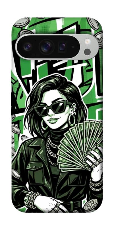 Чохол itsPrint Money woman green для Google Pixel 9 Pro XL, гроші, купити оптом з доставкою