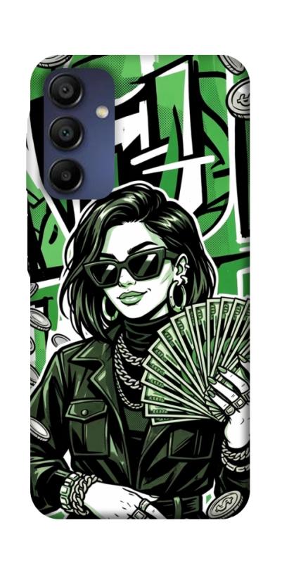 Чохол itsPrint Money woman green для Samsung Galaxy A16 4G/5G, гроші, купити оптом з доставкою