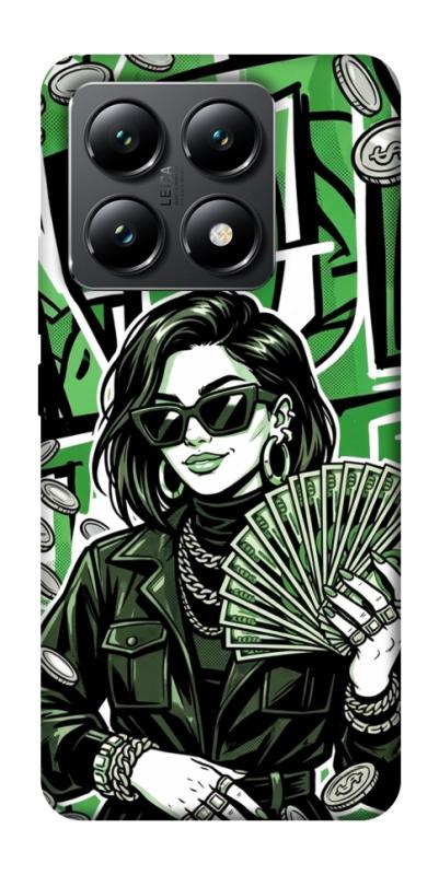 Чохол itsPrint Money woman green для Xiaomi 14T, гроші, купити оптом з доставкою