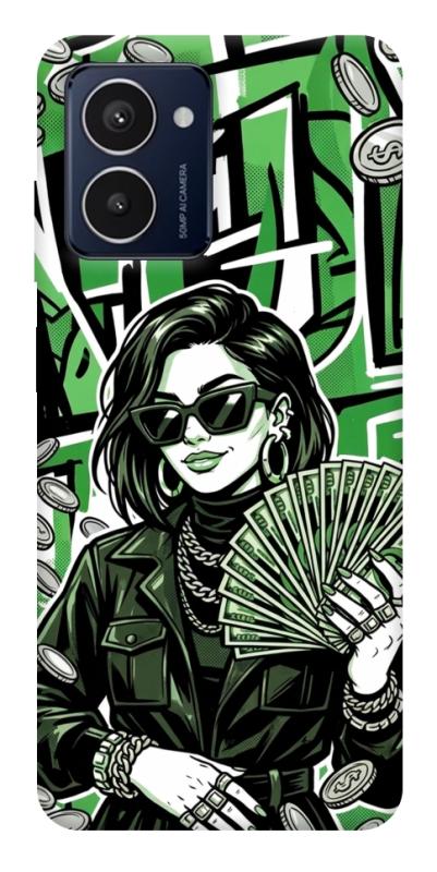 Чохол itsPrint Money woman green для HMD Pulse Pro, гроші, купити оптом з доставкою