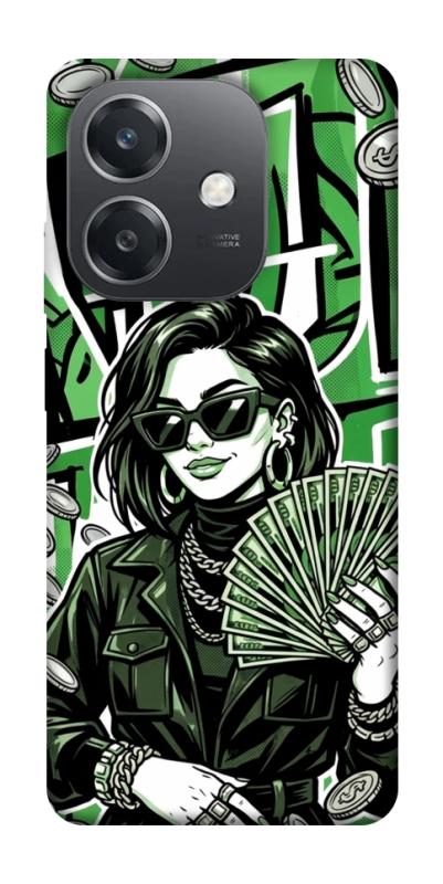 Чохол itsPrint Money woman green для Oppo A3 4G, гроші, купити оптом з доставкою