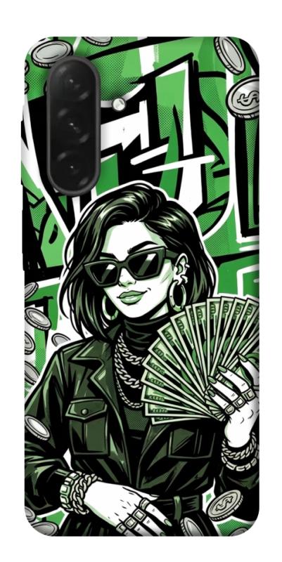 Чохол itsPrint Money woman green для Samsung Galaxy A26 5G, гроші, купити оптом з доставкою