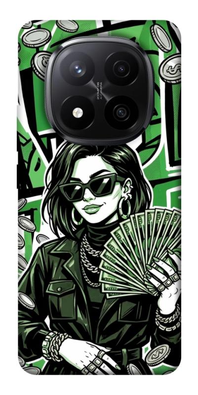 Чохол itsPrint Money woman green для Xiaomi Redmi Note 14 Pro+ 5G, гроші, купити оптом з доставкою