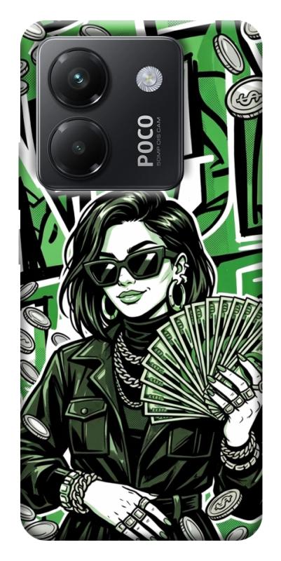 Чохол itsPrint Money woman green для Xiaomi Poco M7 Pro 5G, гроші, купити оптом з доставкою