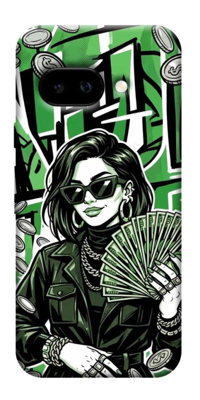 Чохол itsPrint Money woman green для Google Pixel 9a, гроші, купити оптом з доставкою