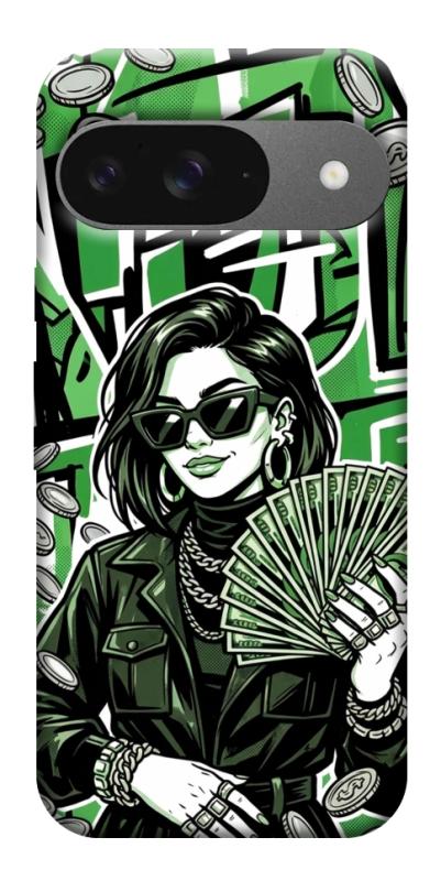 Чохол itsPrint Money woman green для Google Pixel 10, гроші, купити оптом з доставкою