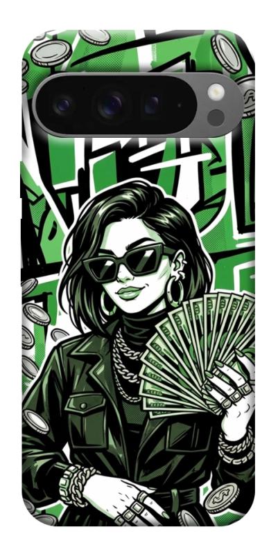 Чохол itsPrint Money woman green для Google Pixel 10 Pro XL, гроші, купити оптом з доставкою