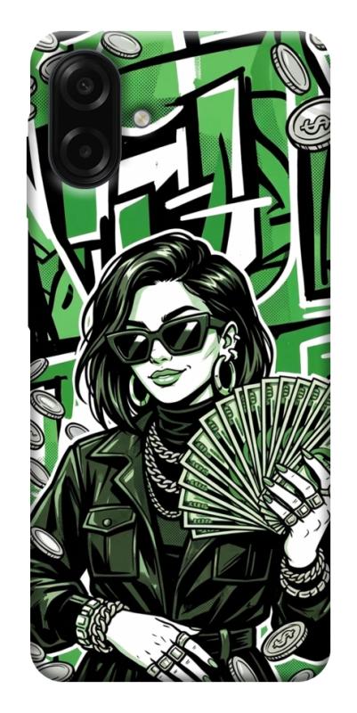 Чехол itsPrint Money woman green для Samsung Galaxy A07, деньги, купить оптом с доставкой