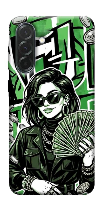 Чехол itsPrint Money woman green для Samsung Galaxy A37 5G, деньги, купить оптом с доставкой