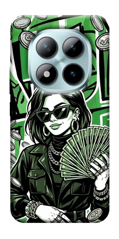 Чехол itsPrint Money woman green для Xiaomi Redmi Note 15 Pro 5G, деньги, купить оптом с доставкой