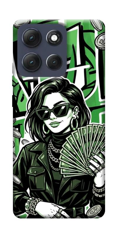 Чохол itsPrint Money woman green для Motorola Moto G86 Power, гроші, купити оптом з доставкою