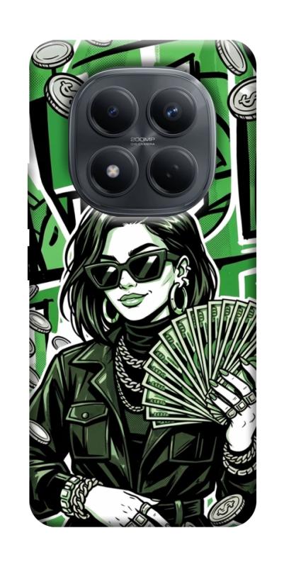 Чехол itsPrint Money woman green для Xiaomi Redmi Note 15 Pro 4G, деньги, купить оптом с доставкой