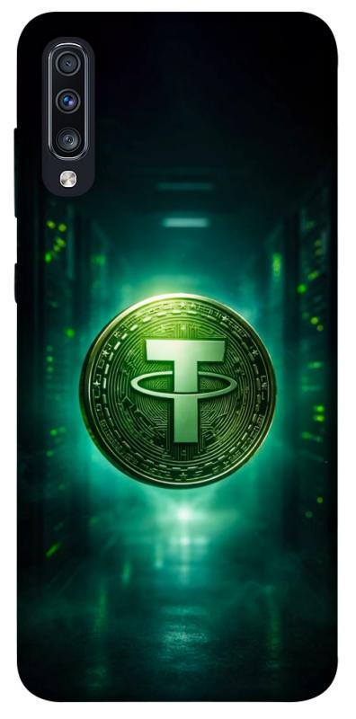 Чехол itsPrint Usdt для Samsung Galaxy A70 (A705F), деньги, купить оптом с доставкой