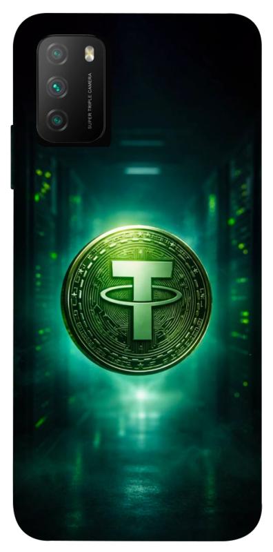 Чехол itsPrint Usdt для Xiaomi Poco M3, деньги, купить оптом с доставкой