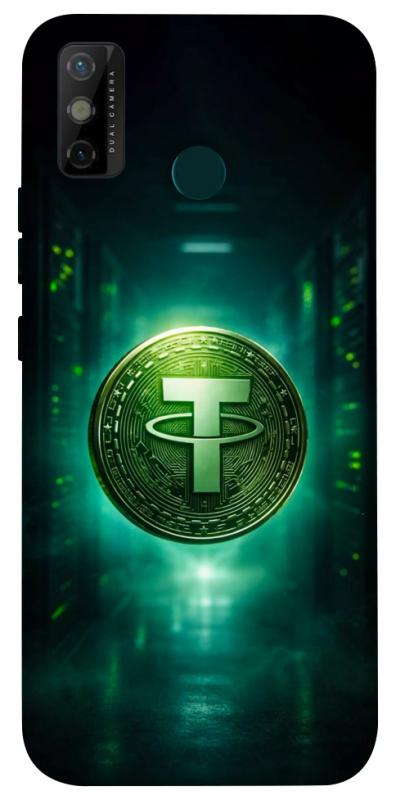 Чохол itsPrint Usdt для TECNO Spark 6 Go, гроші, купити оптом з доставкою