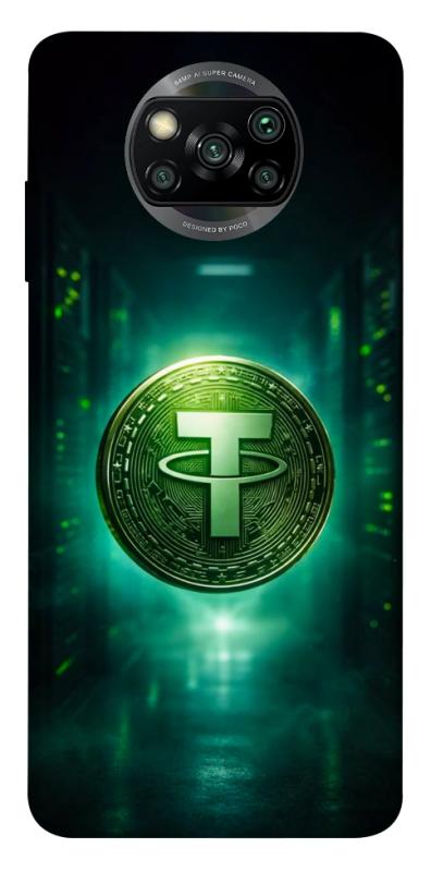 Чехол itsPrint Usdt для Xiaomi Poco X3 NFC / Poco X3 Pro, деньги, купить оптом с доставкой
