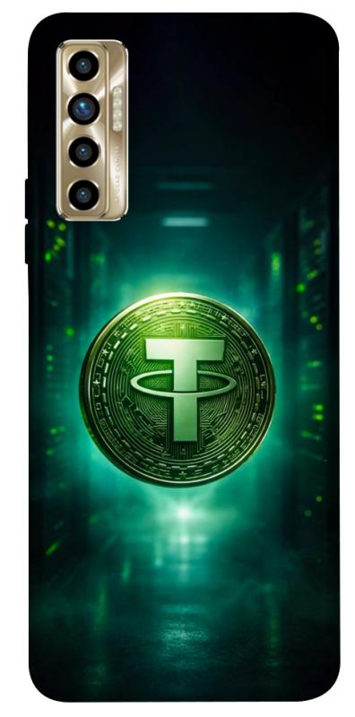 Чохол itsPrint Usdt для TECNO Camon 17P, гроші, купити оптом з доставкою