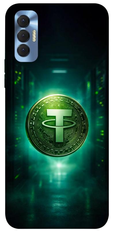 Чехол itsPrint Usdt для TECNO Spark 8P, деньги, купить оптом с доставкой