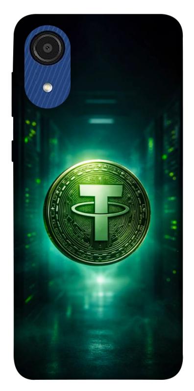 Чехол itsPrint Usdt для Samsung Galaxy A03 Core, деньги, купить оптом с доставкой