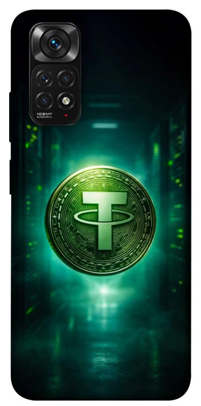 Чехол itsPrint Usdt для Xiaomi Redmi Note 11 (Global) / Note 11S, деньги, купить оптом с доставкой