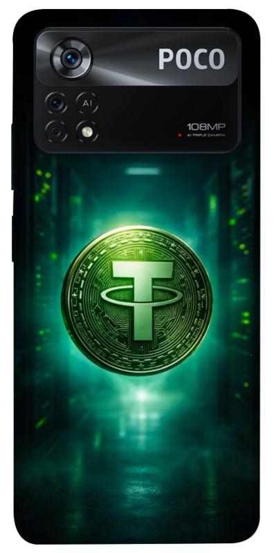Чехол itsPrint Usdt для Xiaomi Poco X4 Pro 5G, деньги, купить оптом с доставкой