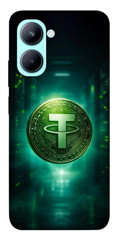 Чехол itsPrint Usdt для Realme C33, деньги, купить оптом с доставкой