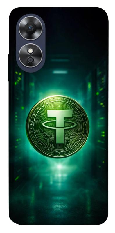 Чехол itsPrint Usdt для Oppo A17, деньги, купить оптом с доставкой