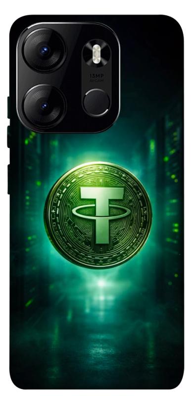 Чехол itsPrint Usdt для Tecno Spark Go 2023, деньги, купить оптом с доставкой