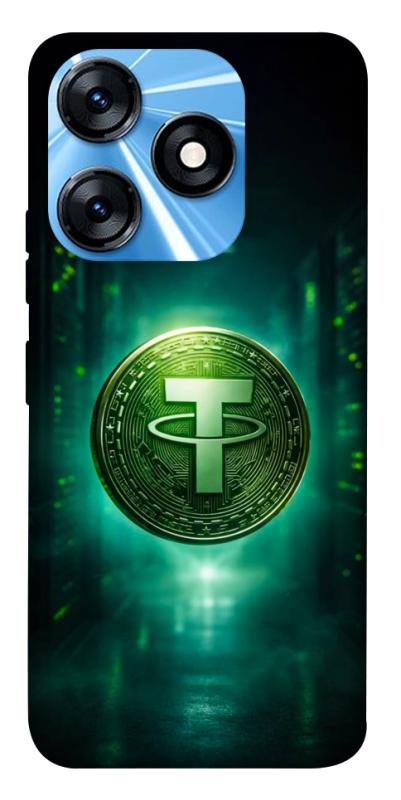 Чохол itsPrint Usdt для TECNO Spark 10 Pro, гроші, купити оптом з доставкою