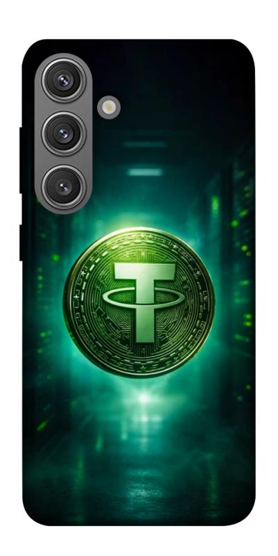 Чехол itsPrint Usdt для Samsung Galaxy S24+, деньги, купить оптом с доставкой