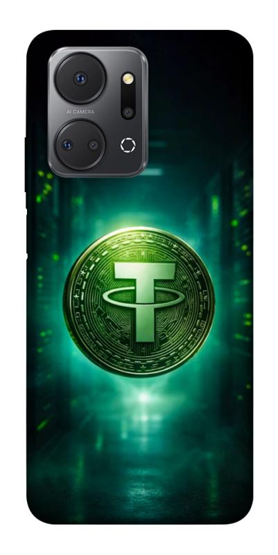 Чехол itsPrint Usdt для Huawei Honor X7a, деньги, купить оптом с доставкой