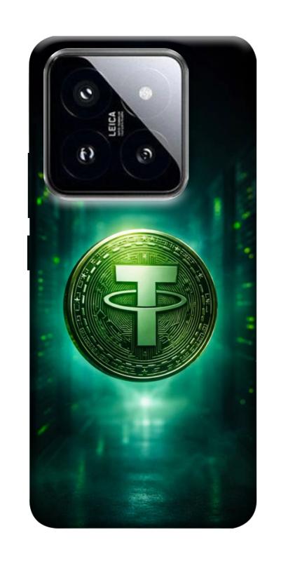 Чехол itsPrint Usdt для Xiaomi 14 Pro, деньги, купить оптом с доставкой