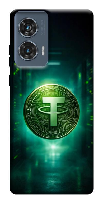 Чохол itsPrint Usdt для Motorola Edge 50 Fusion, гроші, купити оптом з доставкою