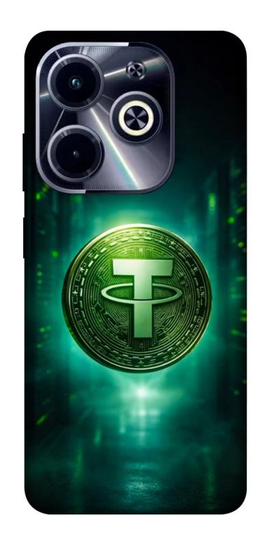 Чохол itsPrint Usdt для Infinix Hot 40i, гроші, купити оптом з доставкою