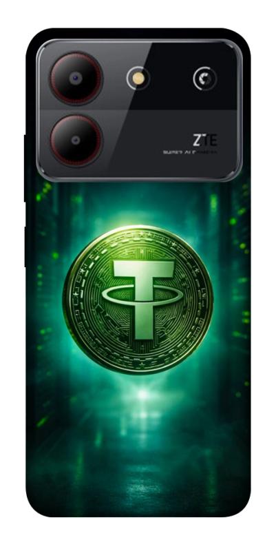 Чохол itsPrint Usdt для ZTE Blade A54 4G, гроші, купити оптом з доставкою
