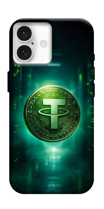 Чохол itsPrint Usdt для Apple iPhone 16 Plus (6.7"), гроші, купити оптом з доставкою