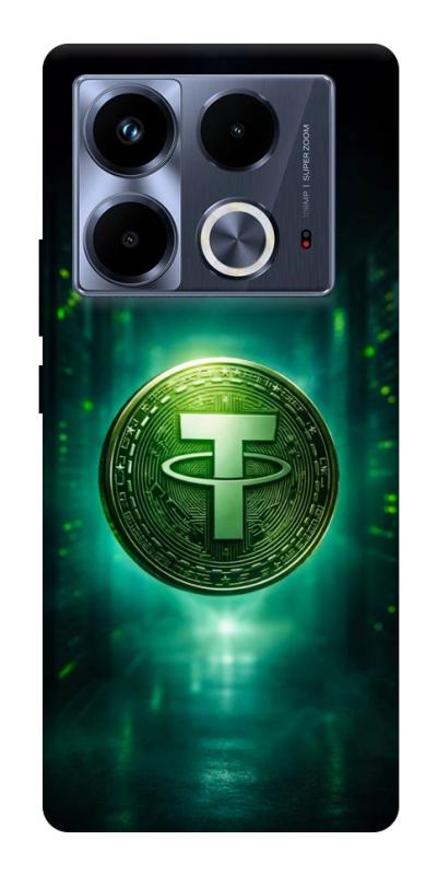 Чехол itsPrint Usdt для Infinix Note 40 4G, деньги, купить оптом с доставкой