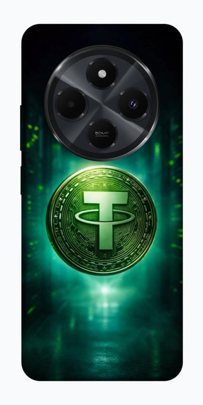 Чохол itsPrint Usdt для Xiaomi Redmi 14C / Poco C75, гроші, купити оптом з доставкою