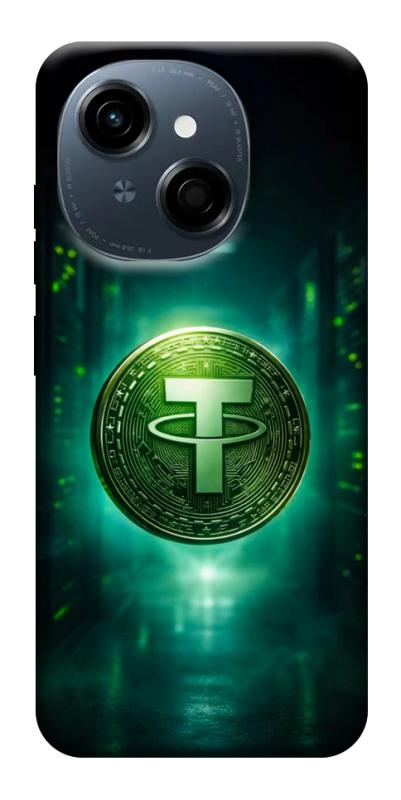 Чохол itsPrint Usdt для TECNO Spark Go 1, гроші, купити оптом з доставкою
