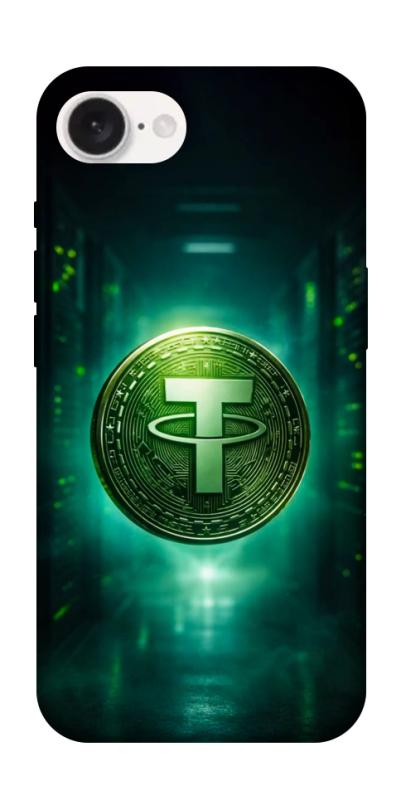 Чохол itsPrint Usdt для Apple iPhone 16e (6.1"), гроші, купити оптом з доставкою