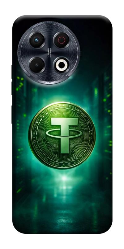 Чохол itsPrint Usdt для TECNO Spark 30 Pro (KL7), гроші, купити оптом з доставкою