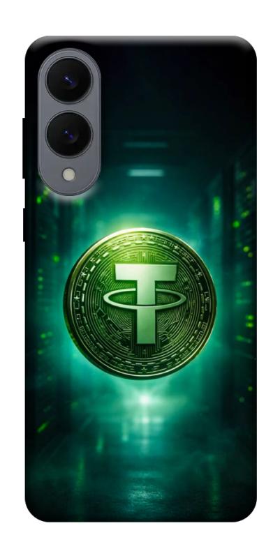 Чехол itsPrint Usdt для Samsung Galaxy S25 Edge, деньги, купить оптом с доставкой