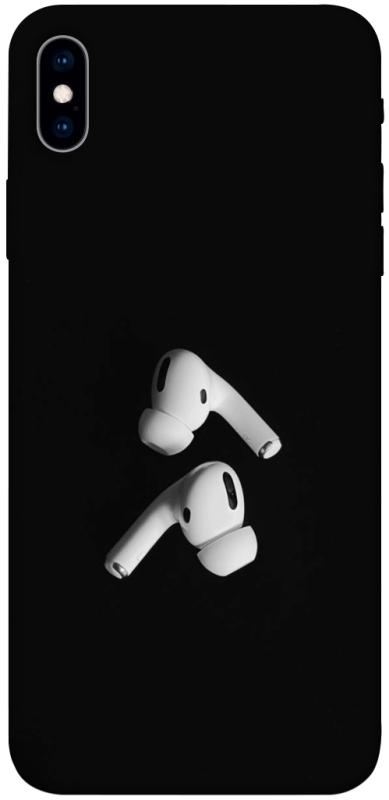Чехол itsPrint Stay tuned для Apple iPhone XS Max (6.5"), black, купить оптом с доставкой