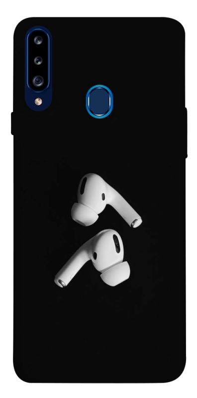 Чехол itsPrint Stay tuned для Samsung Galaxy A20s, black, купить оптом с доставкой