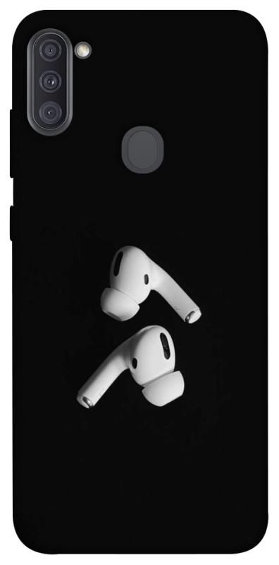 Чехол itsPrint Stay tuned для Samsung Galaxy A11, black, купить оптом с доставкой